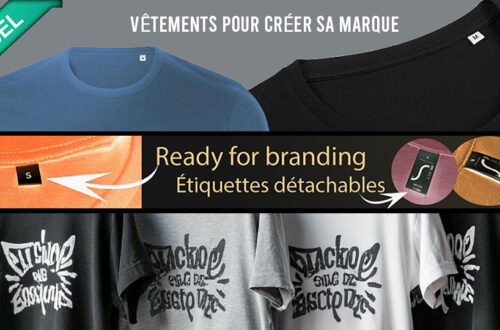 T-shirts vierges pour créer une marque
