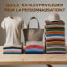 Démarrer son Atelier Textile de Personnalisation